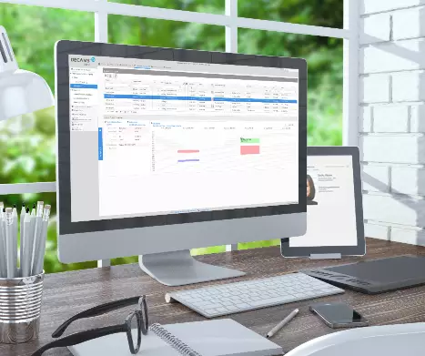 Software-Lösung DECAMS DISPO PC mit der DECAMS Dispo Software