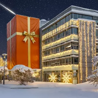 Vorderseite der DEXEVO Weihnachtskarte 2025 DEXEVO Weihnachtskarte